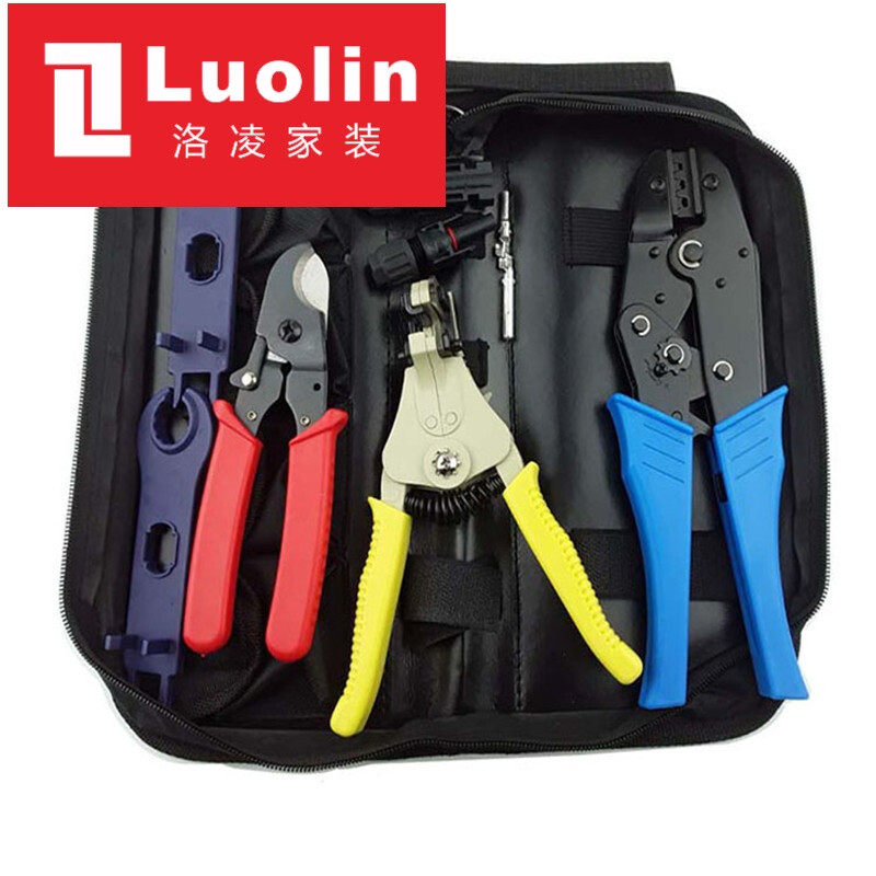 太阳能光伏压线钳工具套装MC4 专业连线与端子压制的优选方案